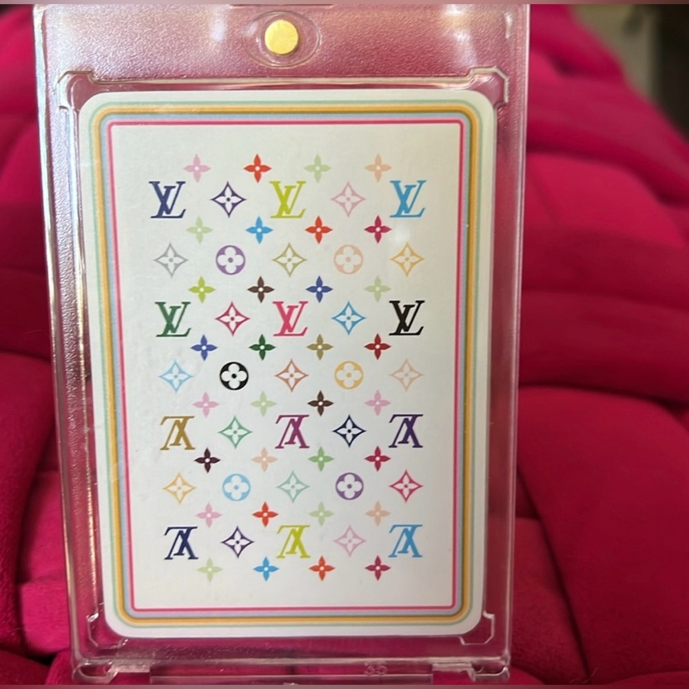 LOUIS VUITTON TAKASHI MURAKAMI PLAYING CARD THE 3 OF HEARTS